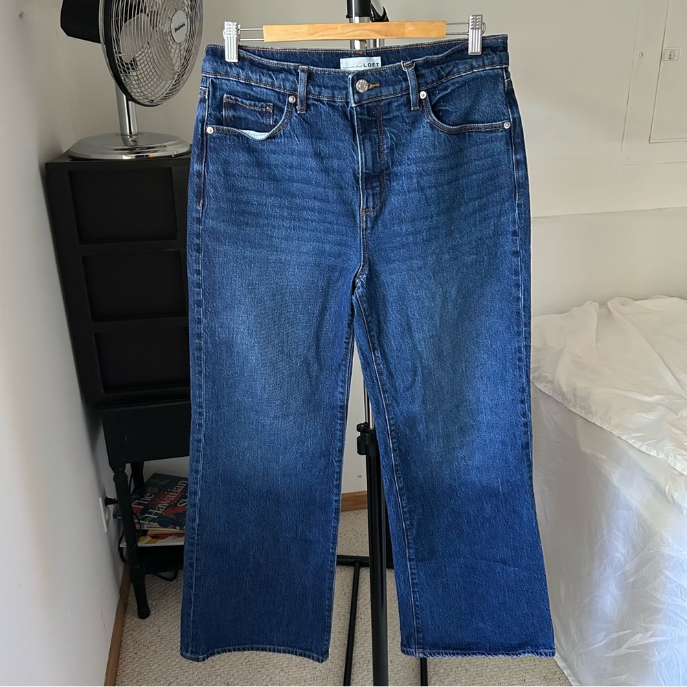 Loft Wide Leg Jeans 29 8